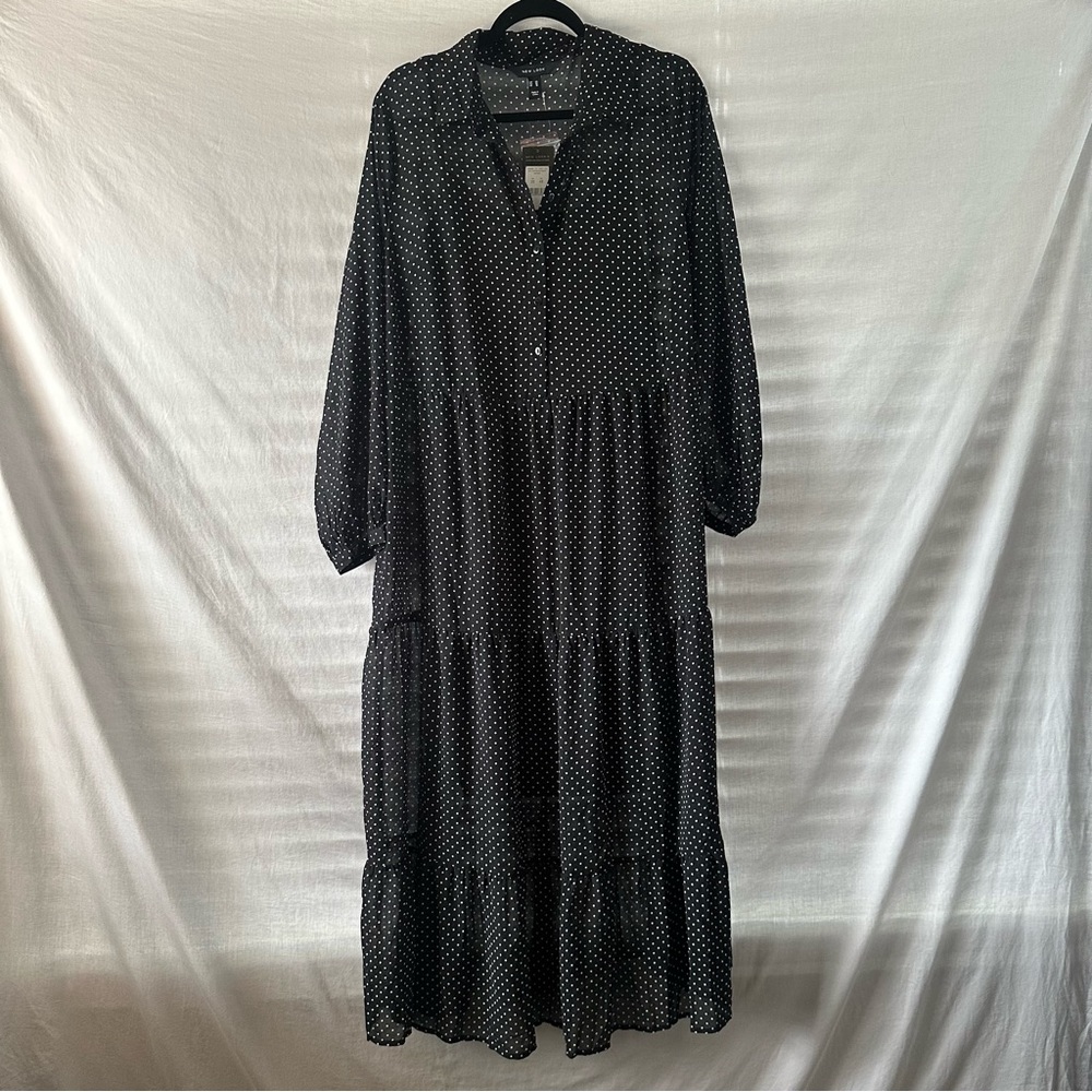 NEW LOOK Long Sleeve Tiered Dress